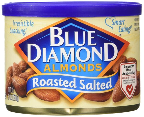 Blue Diamond Can Almonds Roasted Salted 6Oz (170G) 02970