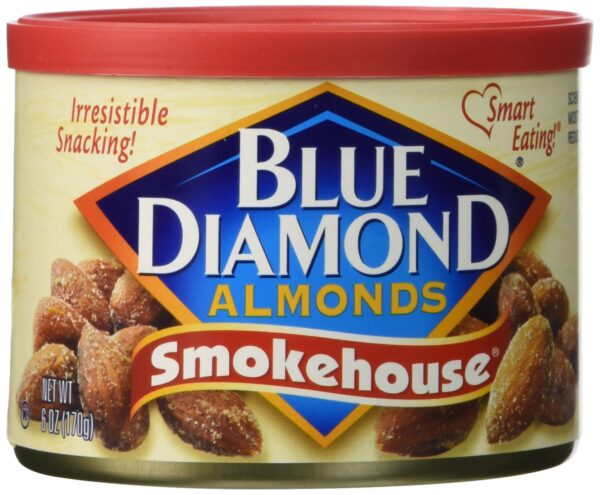 Blue Diamond Can Almonds Smokehouse 6Oz/170G 01590