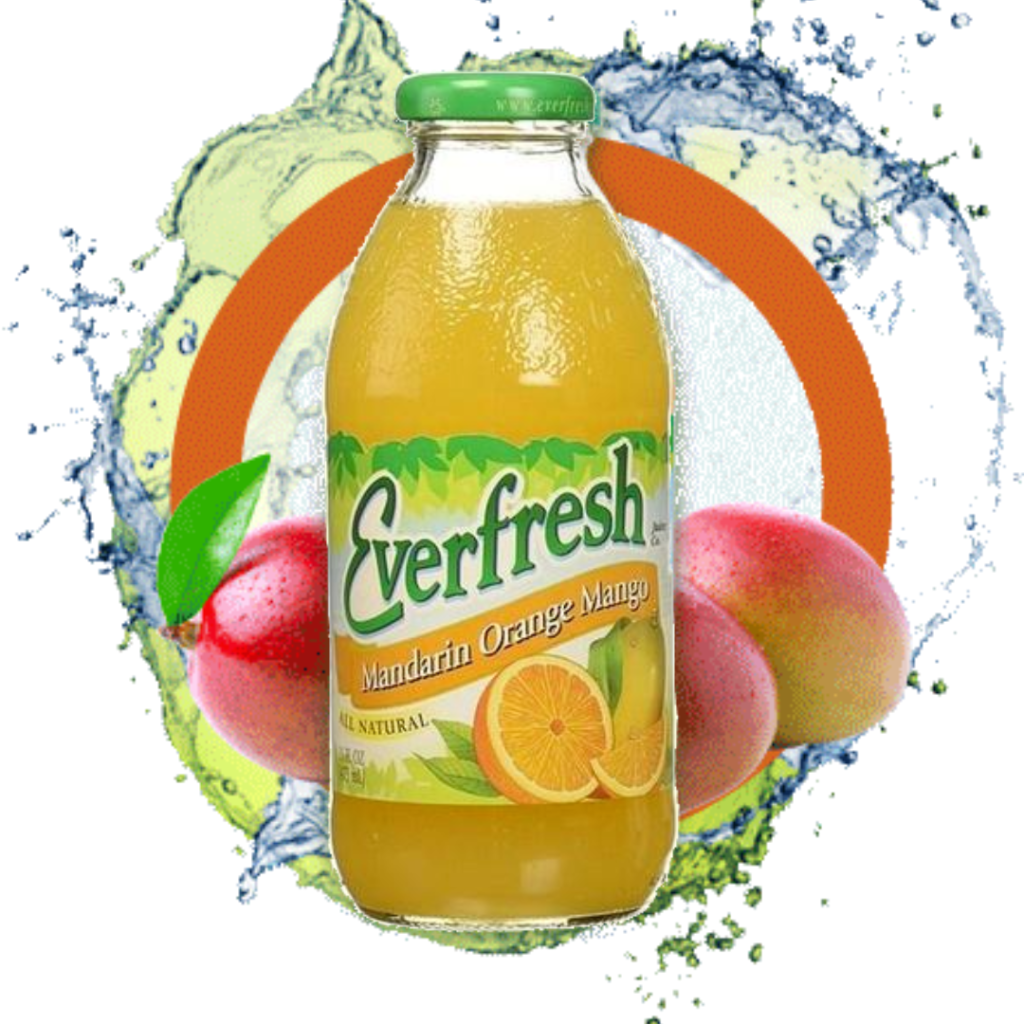 Everfresh Mandarin Mango Orange Juice 16 oz.