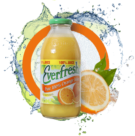 Everfresh Orange Juice 16oz & 64oz