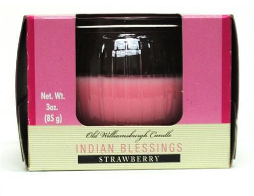 Country Dreams Indian Blessings Strawberry 3 oz candle jar