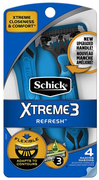 Schick Xtreme3 Refresh for men Pack of 4
