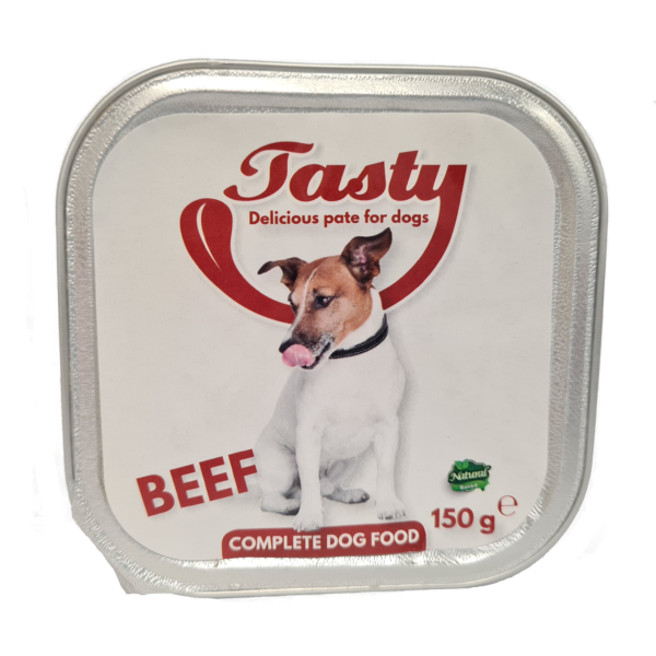 Tasty Dog Pate Beef 150 gr