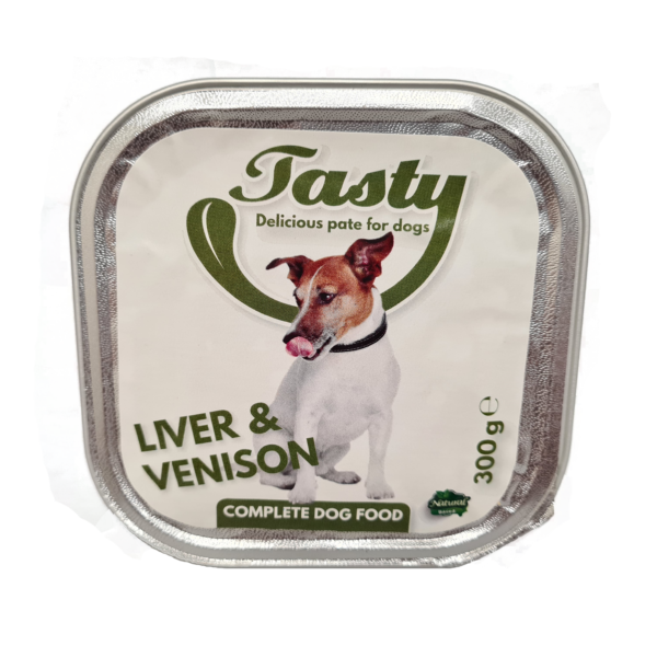 Tasty Dog Pate Liver & Venison 300 gr