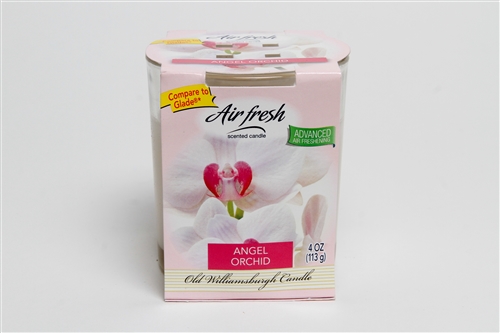 Air Fresh Angel Orchid 4oz Tumbler – By Old Williamsburgh Candles